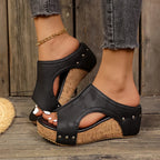 Sofia - Lumi Stud Wedges