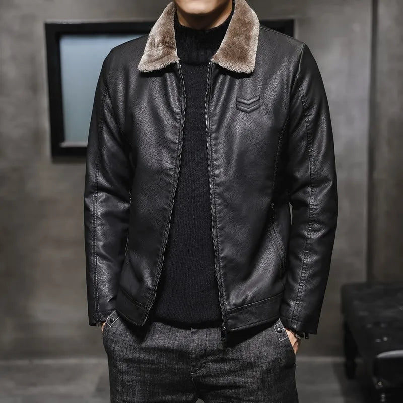 Tobias | Elegante Kunstlederjacke