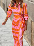 Claris | Gestreiftes Kleid
