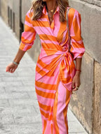Claris | Gestreiftes Kleid