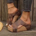 Sofia - Lumi Stud Wedges