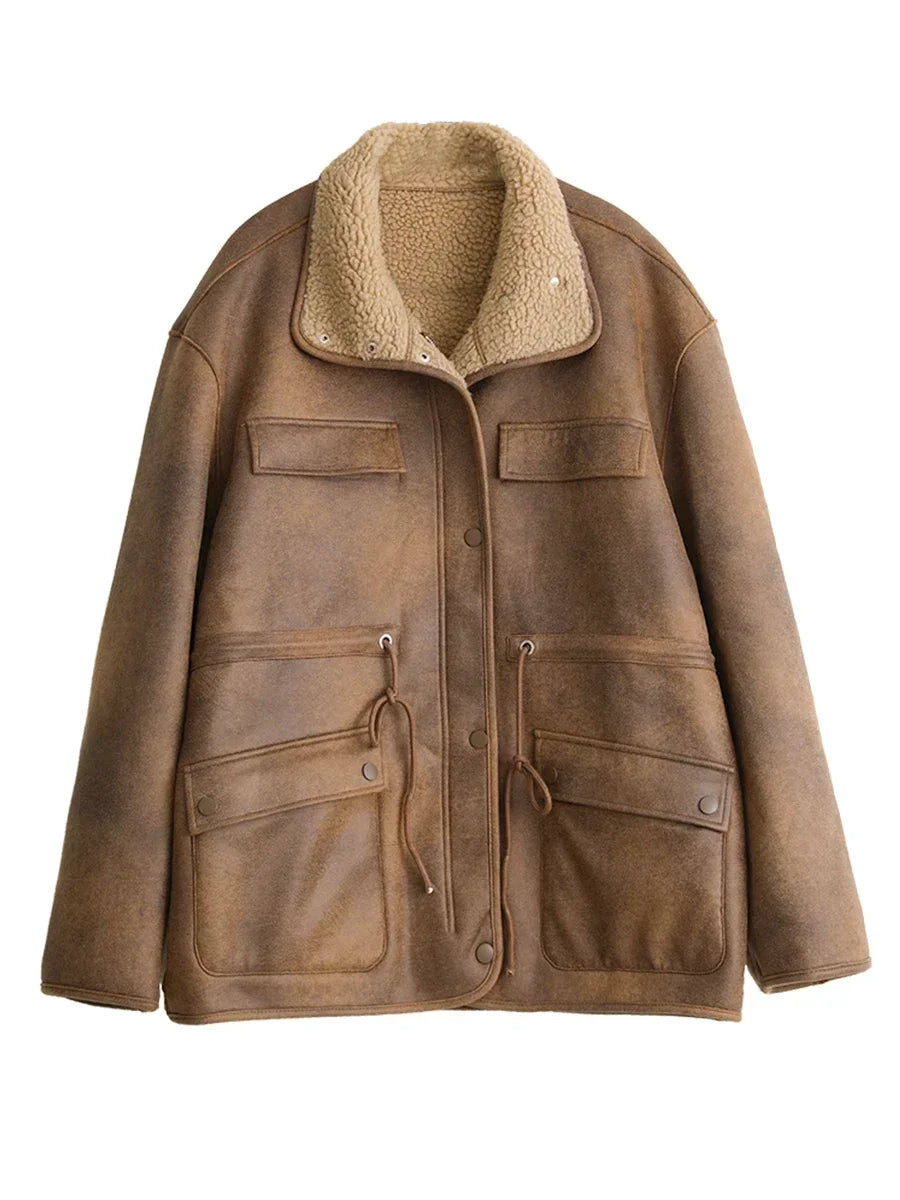 Dagny | Zeitgemäße Doppelknopf-Winterjacke