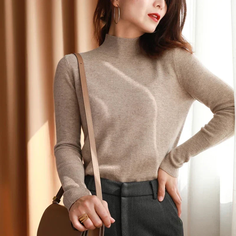 Oliva | Pullover mit Polokragen