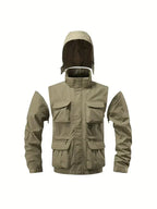 Evra | 2-in-1 Windjacke mit integrierten Handwärmern