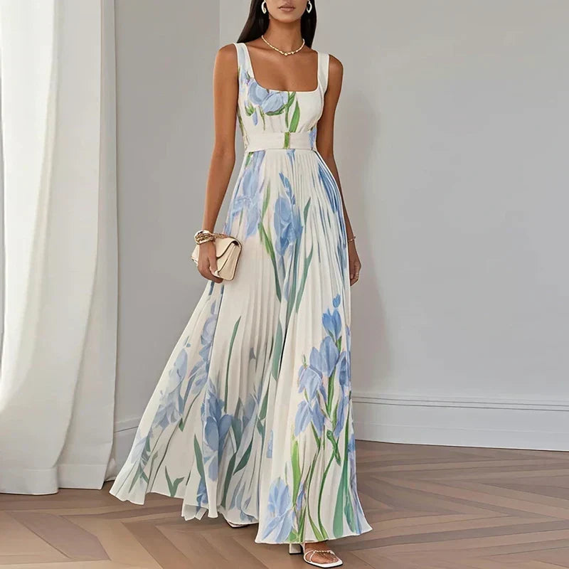 Oriah | Florales A-Linien Maxikleid