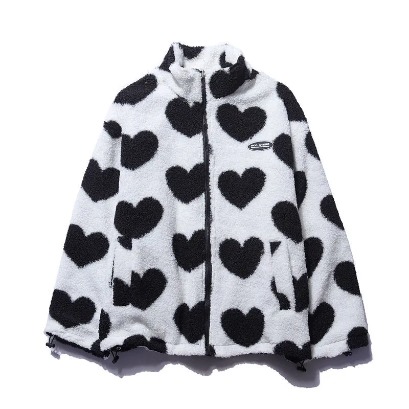 BacioDeluxe | Reversible Heart Jacket