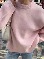 Rosalinda | Süßer rosa Strickpullover