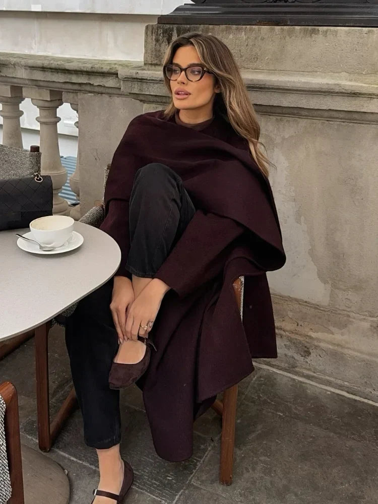 Querine | Kapuzenpullover mit Schal