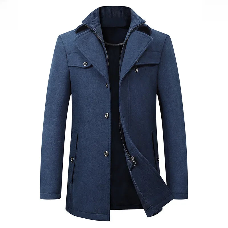 Stephon | Business Casual Verdickter Mantel