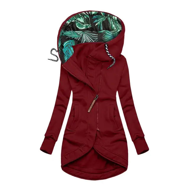 Kaycee | Langer Slim-Fit Hoodie