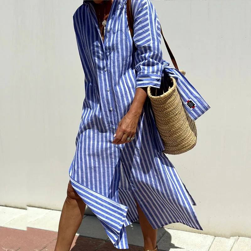 Nicolia | Gestreiftes Kleid