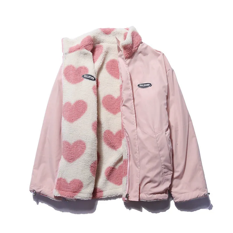 BacioDeluxe | Reversible Heart Jacket