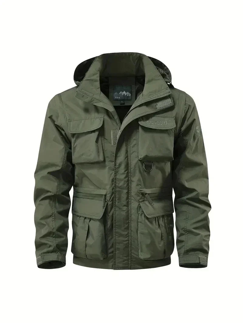 Evra | 2-in-1 Windjacke mit integrierten Handwärmern