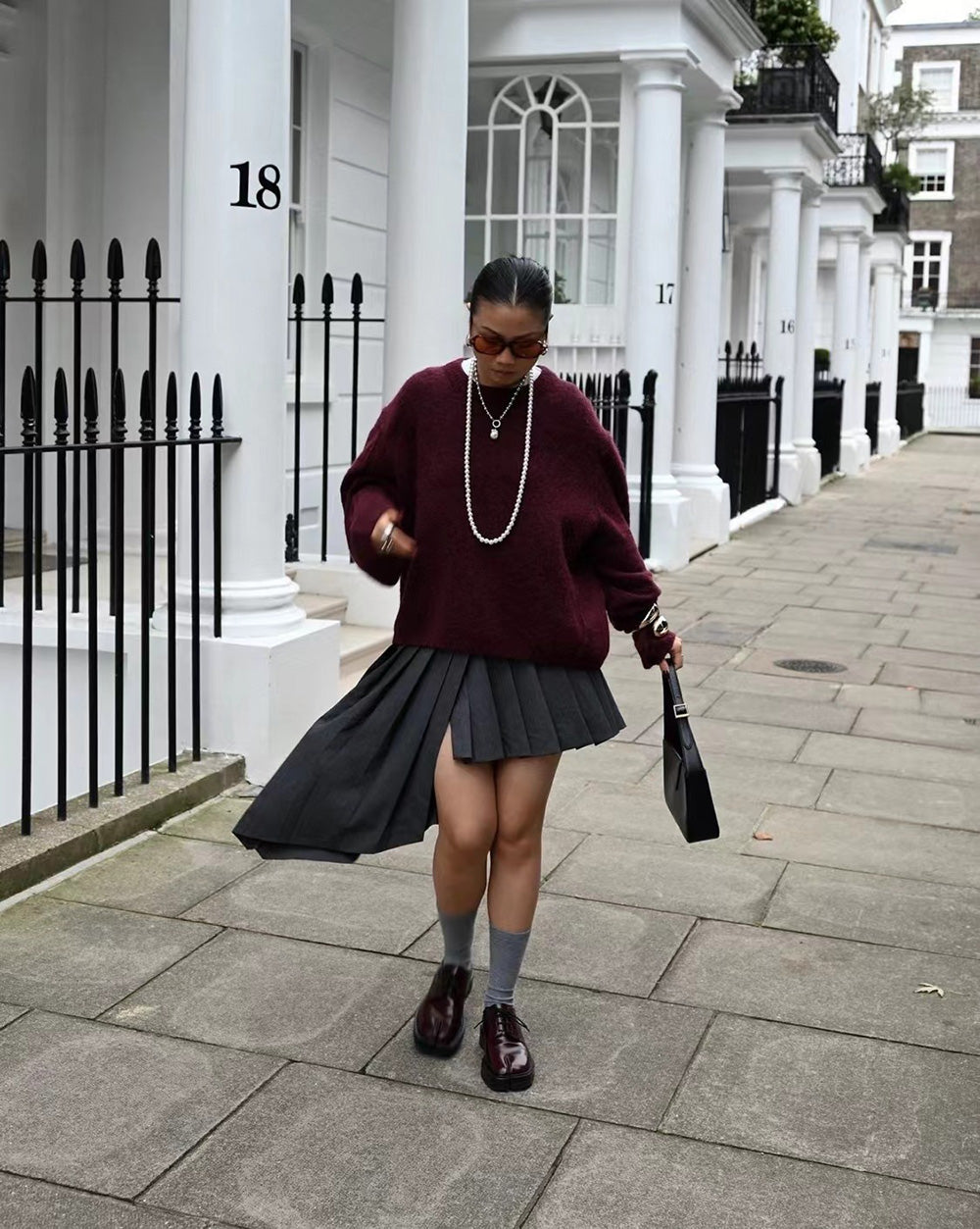 Tess | Burgundy Sweater
