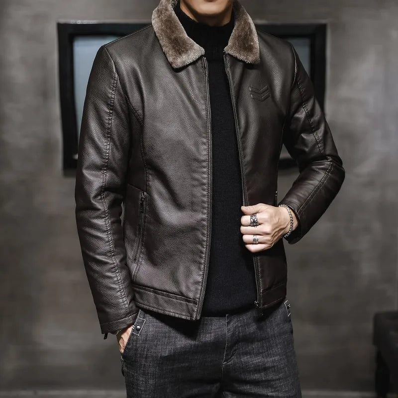 Tobias | Elegante Kunstlederjacke