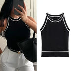 Odille | Black and White Blouse