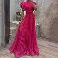 Plissiertes Abendkleid Rory