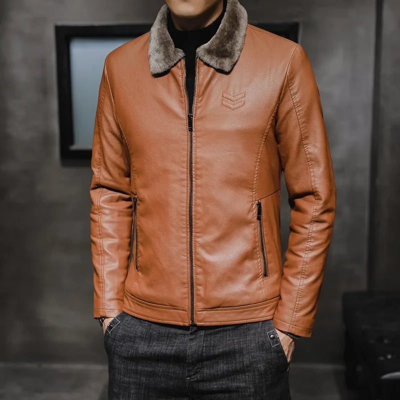 Tobias | Elegante Kunstlederjacke