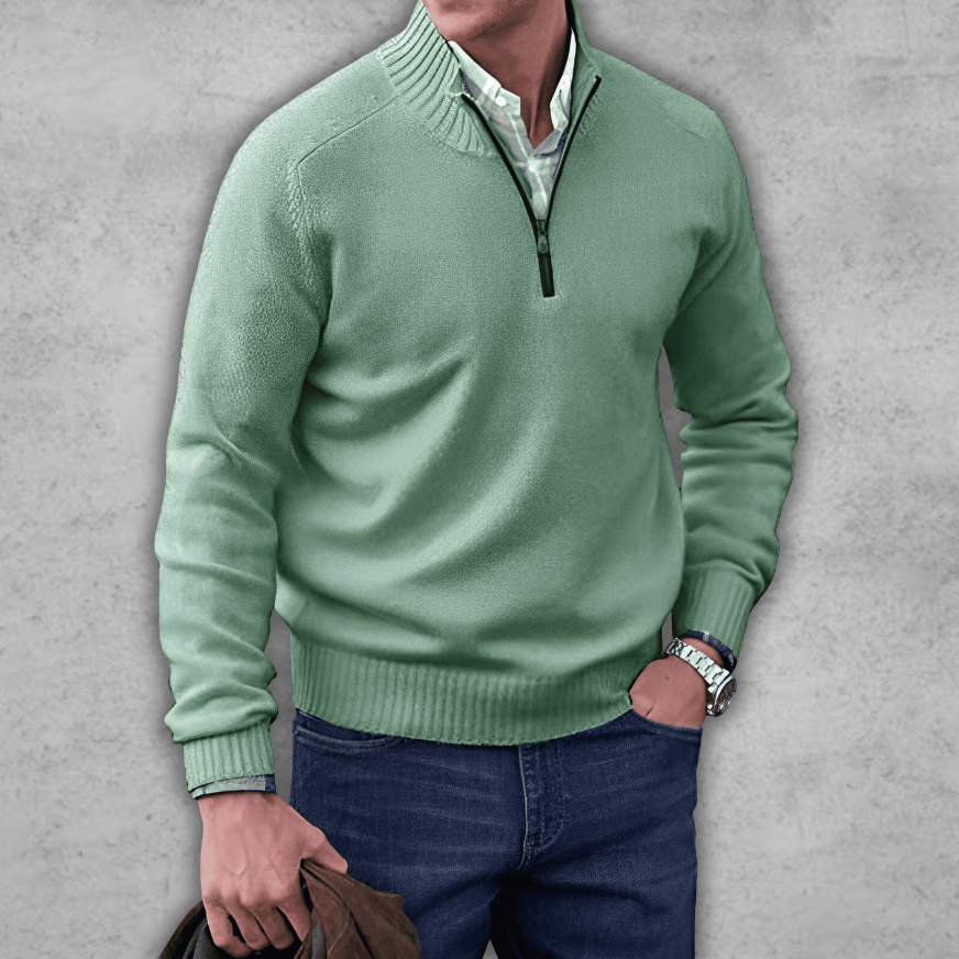 Markus | Eleganter Reißverschluss-Pullover
