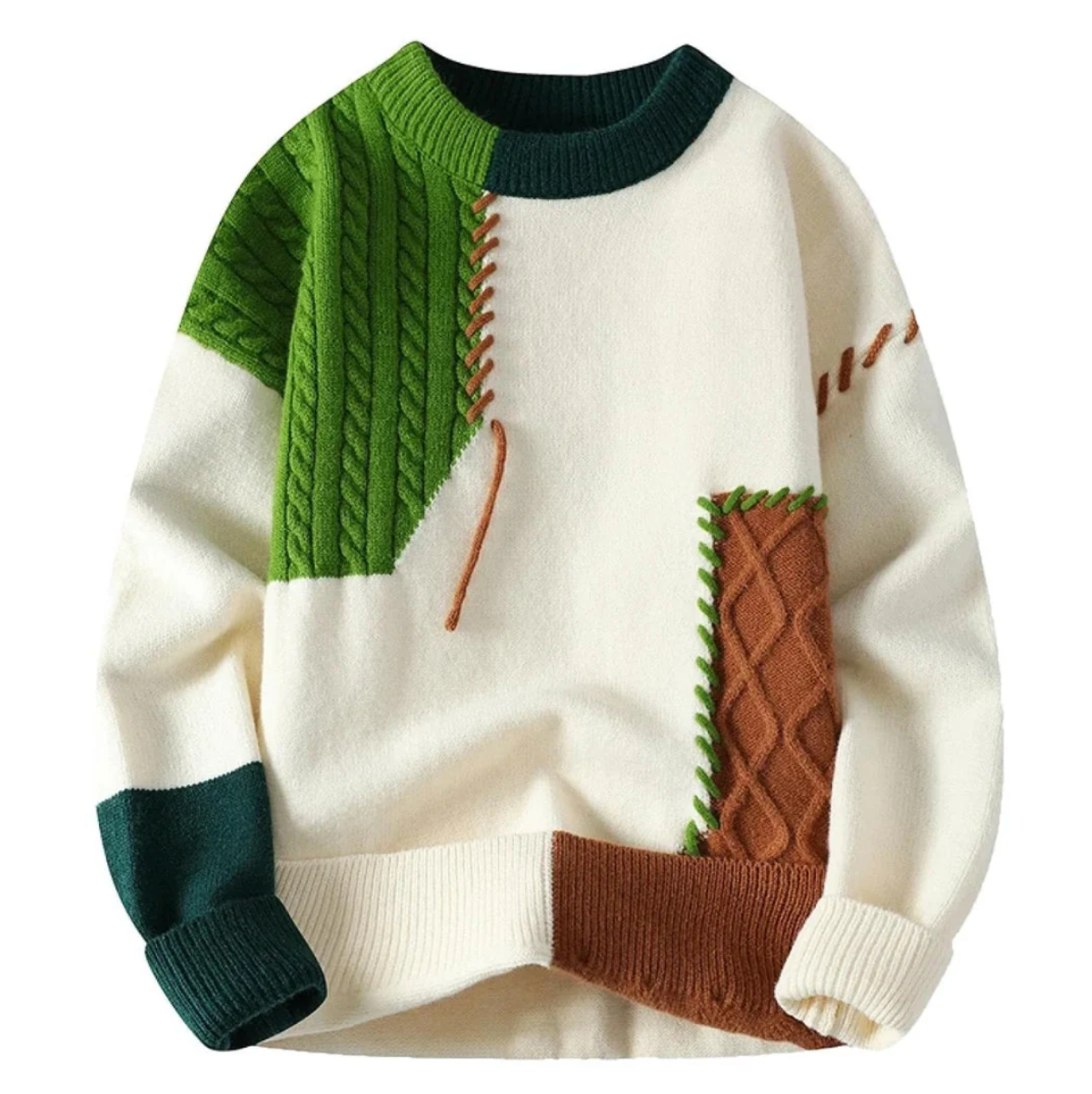 Brunetta | Colorful Patchwork Sweater
