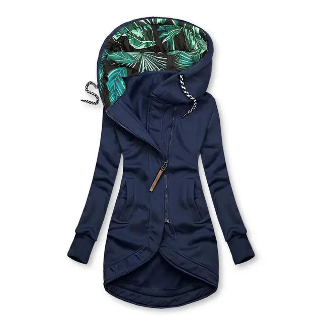 Kaycee | Langer Slim-Fit Hoodie