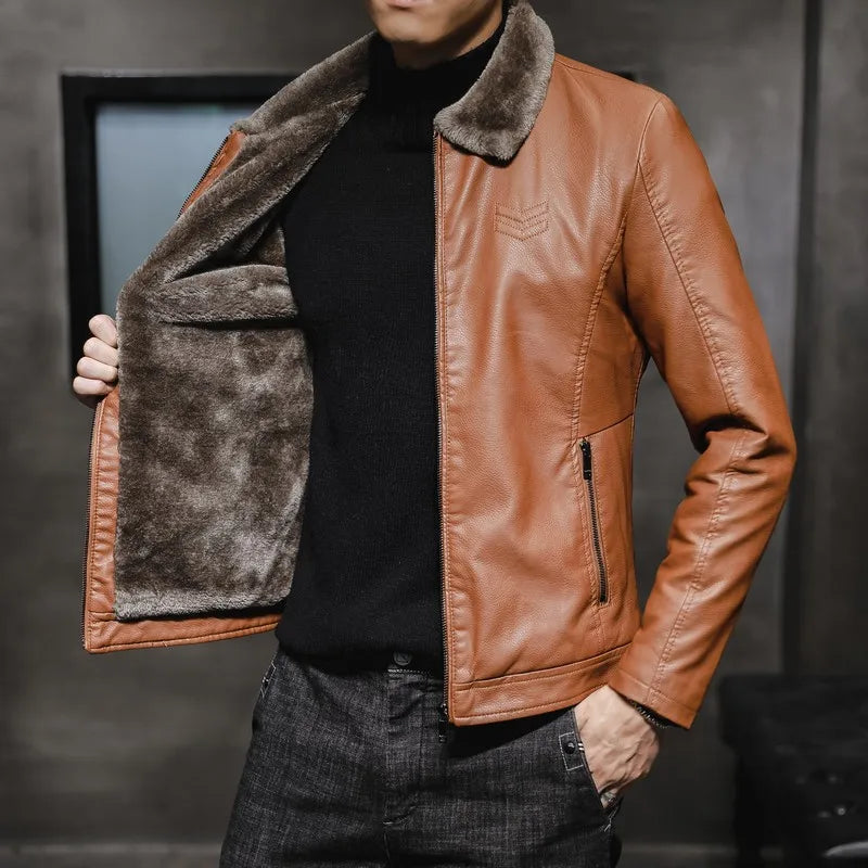 Tobias | Elegante Kunstlederjacke