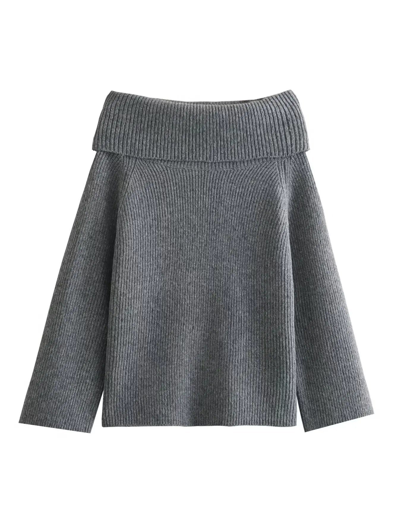 Kiondra | Strickpullover mit Off-Shoulder-Ausschnitt