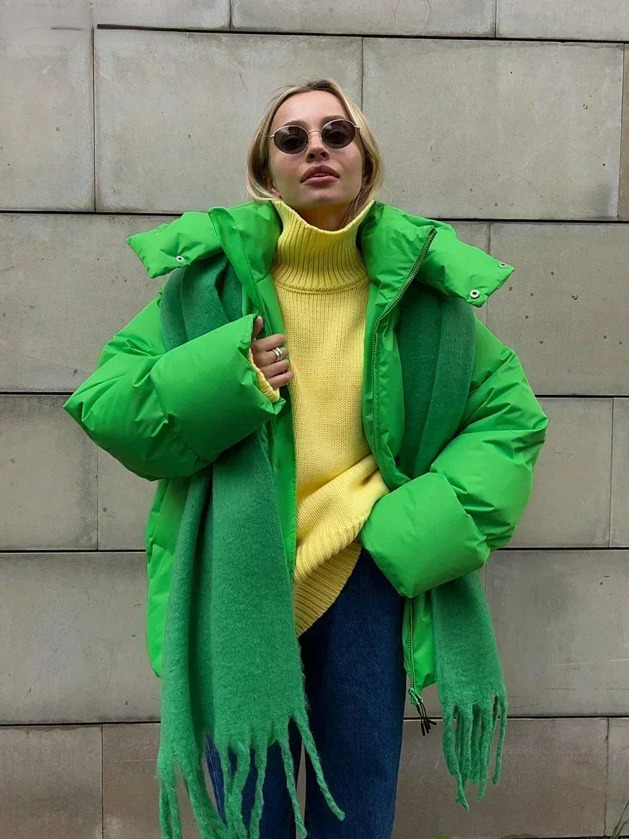 Monica | Thick Quilted Winter Jacket