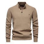 Konrad | Stilvolles Herrenpullover mit Knopfdesign