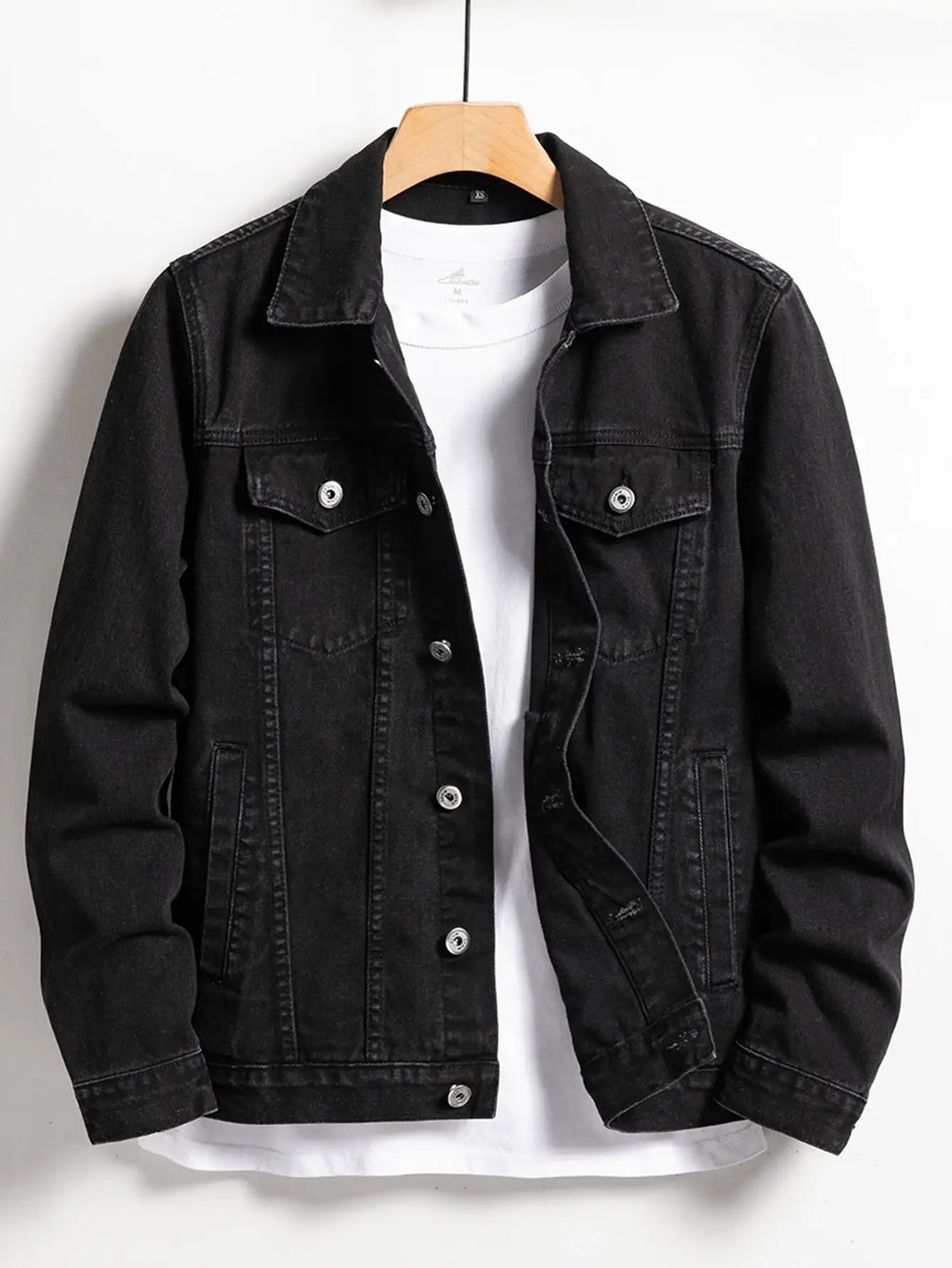 Regan | Geknöpfte Jeansjacke
