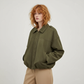 Marlene | Oversized Jacke in Velours-Optik