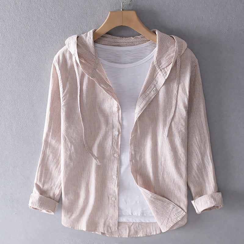 Edith | Luftige Bluse mit Kapuze