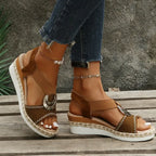 Zara | Elegante Plateau Sandalen