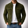 Knopflederjacke für Herren