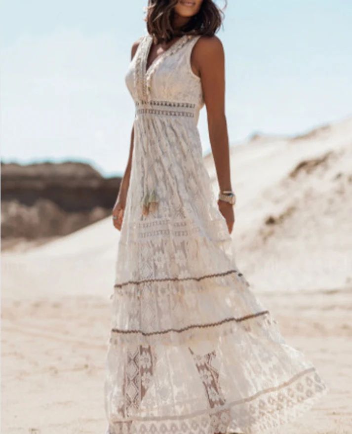 Emyrson | Quasten-Drawstring-Kleid