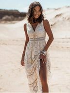 Emyrson | Quasten-Drawstring-Kleid