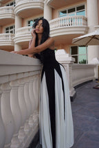 Elianna | Gestreiftes Maxikleid