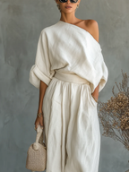 Demelza - Off-Shoulder 2-Teiliges Set