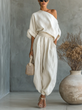 Demelza - Off-Shoulder 2-Teiliges Set