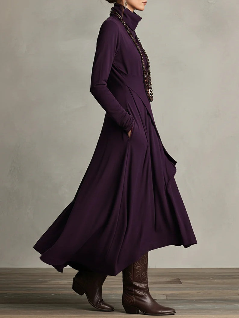 Gaille | Rollkragen Maxikleid