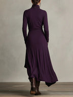 Gaille | Rollkragen Maxikleid