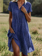 Azaleah | V-Ausschnitt Kleid