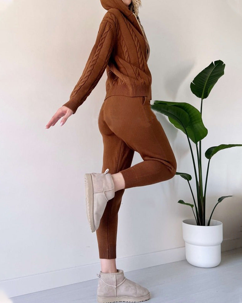 ANIA | Zweiteiliges Jacquard-Set