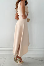 Rosenmuster Kleid