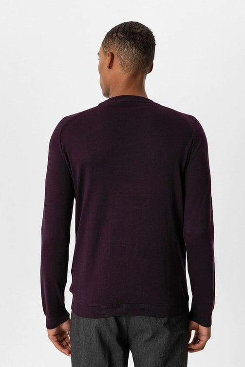 Hugo | Slim Fit Rundhals-Strickpullover