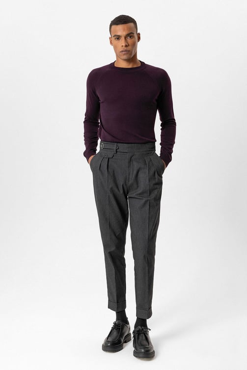 Hugo | Slim Fit Rundhals-Strickpullover