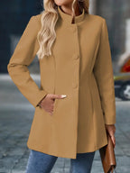 Carys | Mittellange Geknöpfte Jacke
