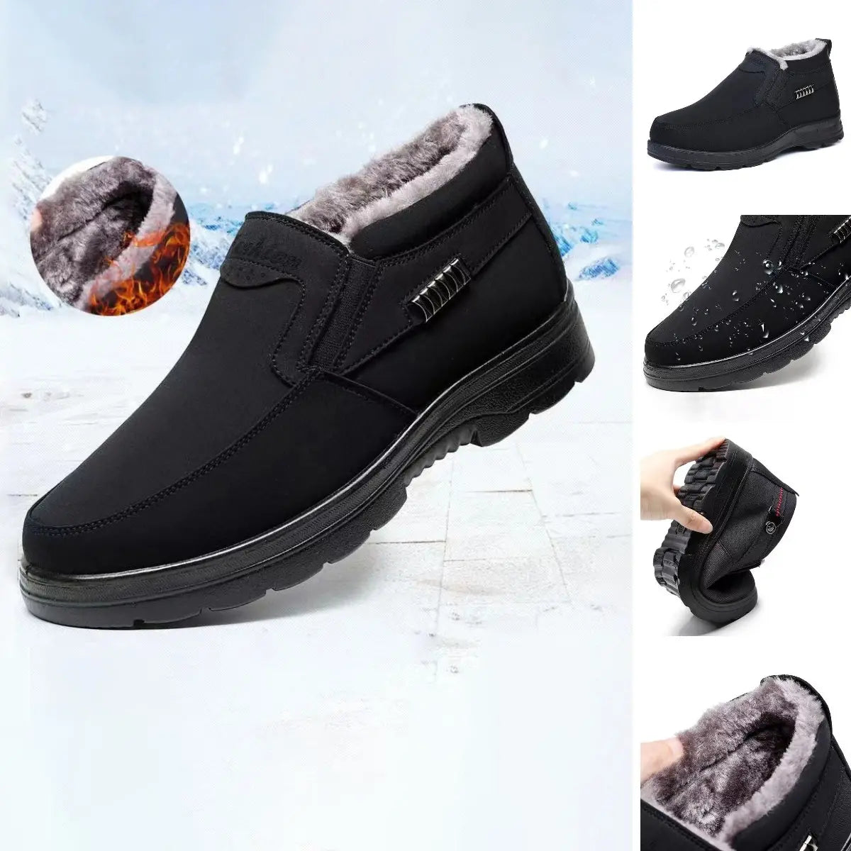 Rubin | Schneestiefel mit Fellinnenfutter