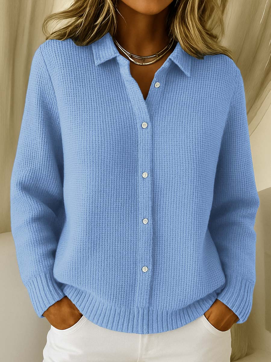 Lucy | Klassische Strickjacke