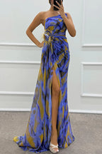Vibrantes Drapiertes Kleid